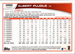 2013 Albert Pujols Topps SP PHOTO VARIATION #350 Anaheim Angels