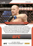 2021 Volkan Oezdemir Panini Prizm UFC NEON GREEN 65/75 #63 Light Heavyweight