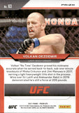 2021 Volkan Oezdemir Panini Prizm UFC NEON GREEN 65/75 #63 Light Heavyweight