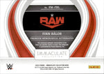 2023 Finn Balor Panini Immaculate Collection WWE JUMBO SHIRT AUTO 30/99 AUTOGRAPH RELIC #PM-FBL Monday Night Raw