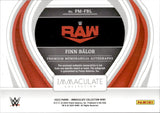 2023 Finn Balor Panini Immaculate Collection WWE JUMBO SHIRT AUTO 30/99 AUTOGRAPH RELIC #PM-FBL Monday Night Raw