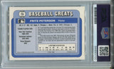 1990 Fritz Peterson Sweel BASEBALL GREATS PSA/DNA AUTHENTIC AUTO AUTOGRAPH #79 New York Yankees 3700