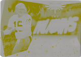 2023 Joe Montana Leaf Vibrance Multi-Sport THE PALADINS YELLOW PRINTING PLATE 1/1 ONE-OF-ONE #TP-JM1 San Francisco 49ers