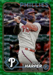 2024 Bryce Harper Topps Series 1 GREEN FOIL 412/499 #200 Philadelphia Phillies