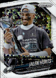 2025 Jalen Hurts Panini Prizm WHITE DISCO PRIZM #228 Philadelphia Eagles