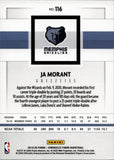 2019-20 Ja Morant Panini Chronicles YOUNG DOLPH ROOKIE RC #116 Memphis Grizzlies