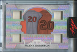 2025 Frank Robinson Leaf Spectacular UNI4MITY QUAD JERSEY 28/35 RELIC #U-19 Baltimore Orioles HOF