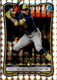 2026 Jackson Chourio Bowman Chrome GEOMETRIC REFRACTOR 173/499 #19 Milwaukee Brewers