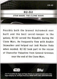 2025 R2-D2 Topps Star Wars Smugglers Outpost #CB-40 14/25 ORANGE REFRACTOR CHROME BLACK