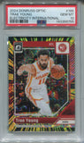 2024-25 Trae Young Donruss Optic ELECTRICITY INTERNATIONAL 63/75 #186 Atlanta Hawks 8755