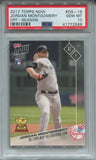 2017 Jordan Montgomery Topps Now OFF-SEASON ROOKIE PSA 10 #OS-18 New York Yankees 2568