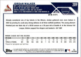 2023 Jordan Walker Topps Chrome ROOKIE RC #209 St. Louis Cardinals 1