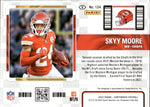 2022 Skyy Moore Panini Zenith CONTENDERS ROOKIE TICKET PREVIEW VARIATION BLUE AUTO 04/23 AUTOGRAPH RC #134 Kansas City Chiefs