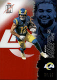 2025 Puka Nacua Topps Signature Class RED REFRACTOR 25/25 #33 Los Angeles Rams