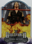 2021 Undertaker Topps Finest DEADMAN'S TOMBSTONE CAREER TRIBUTE DIE-CUT BURNING BROTHERS #UT-4