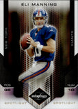 2007 Eli Manning Donruss Leaf Limited GOLD SPOTLIGHT 1/10 #66 New York Giants
