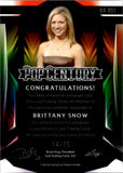 2023 Brittany Snow Leaf Pop Century PINK AUTO 14/15 AUTOGRAPH #BA-BS1 Pitch Perfect