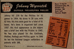 1955 Johnny Wyrostek Bowman #237 Philadelphia Phillies BV $20