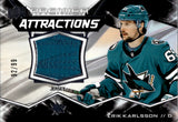 2022-23 Erik Karlsson Upper Deck Premier PREMIER ATTRACTIONS JERSEY 92/99 #PA-EK San Jose Sharks