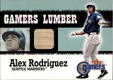 2000 Alex Rodriguez Fleer GAMERS LUMBER GAME-USED BAT Seattle Mariners