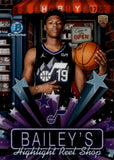 2025-26 Ace Bailey Bowman Chrome HOBBY STARS ORANGE ROOKIE 2/25 RC #HS-9 Utah Jazz
