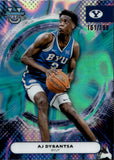 2025-26 AJ Dybantsa Bowman University Best AQUA LAVA REFRACTOR 161/199 #9 BYU Cougars