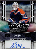 2025 Grant Fuhr Leaf Metal Legends Hockey PURPLE FOIL DREAM SEASON AUTO 2/7 AUTOGRAPH #DC-GF1 Edmonton Oilers HOF