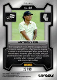 2024 Anthony Kim Panini Prizm LIV Golf BLUE PRIZM 22/99 #28 Wild