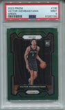 2023-24 Victor Wembanyama Panini Prizm GREEN ROOKIE RC PSA 9 #136 San Antonio Spurs 2558
