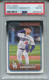 2024 Yoshinobu Yamamoto Topps Series 2 ROOKIE RC PSA 8 #553 Los Angeles Dodgers 6410