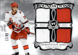 2023-24 Sebastian Aho Upper Deck The Cup FOUNDATIONS JERSEY 12/49 #F-SA Carolina Hurricanes