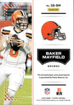 2020 Baker Mayfield Panini Playoff SUNDAY'S BEST JERSEY RELIC #SB-BM Cleveland Browns