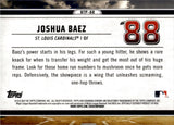 2023 Joshua Baez Bowman Chrome SCOUTS TOP 100 #BTP-88 St. Louis Cardinals