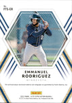 2022 Emmanuel Rodriguez Panini Elite Extra Edition FUTURE THREADS JERSEY AUTO 14/99 AUTOGRAPH RELIC #FTS-ER Minnesota Twins