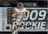 2009 Johnny Knox Playoff Contenders ROOKIE TICKET AUTOGRAPH RC AUTO #175 Chicago Bears