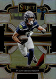 2023 Jaxon Smith-Njigba Panini Select CONCOURSE DIE-CUT SILVER PRIZM ROOKIE RC #87 Seattle Seahawks 2