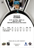 2025-26 Macklin Celebrini Upper Deck Allure #71 San Jose Sharks