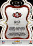 2025 Brock Purdy Panini Select SUITE LEVEL TRI COLOR #112/199 #318 San Francisco 49ers