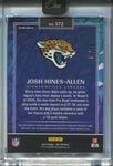 2024 Josh Hines-Allen Panini One ORANGE WONDERFUL ONES PATCH AUTO 15/20 AUTOGRAPH RELIC #372 Jacksonville Jaguars