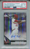2021 Jordan Walker Bowman Platinum TOP PROSPECTS AUTO AUTOGRAPH PSA 8 #TOP34 St. Louis Cardinals 9352
