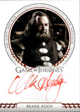 2024 Mark Addy as King Robert Baratheon Rittenhouse Game of THrones LEGENDS OF THE REALM RED INK AUTO AUTOGRAPH #NA