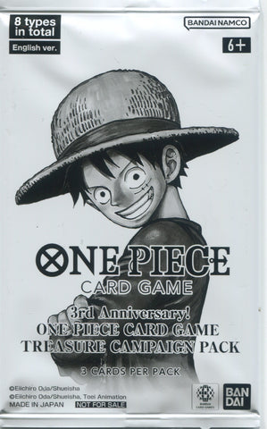one piece card game scanner 3rd Anniversary One Piece Card Game Treasure Campaign, Promo Pack