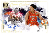 2025 Brionna Jones Panini Impeccable WNBA HOLO GOLD CANVAS CREATIONS AUTO 06/10 AUTOGRAPH #CC-BJ Atlanta Dream