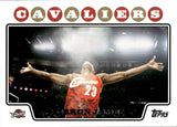 2008-09 LeBron James Topps CHALK TOSS #23 Cleveland Cavaliers *NRMT BAD CORNER*