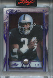 2025 Bo Jackson Leaf Pearl PURPLE FOIL 1/1 ONE OF ONE #7 Oakland Raiders