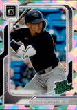 2026 George Lombard Jr. Panini Donruss OPTIC RATED PROSPECT CRACKED ICE PRIZM 9/25 #158 New York Yankees