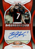 2022 Younghoe Koo Panini Certified MIRROR SIGNATURES ORANGE 10/50 AUTOGRAPH AUTO #MS-YK Atlanta Falcons