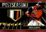 2021 Ozzie Albies Topps Series One POSTSEASON PERFORMANCE RELIC 17/25 PATCH #PPR-OA Atlanta Braves