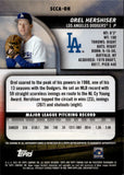 2025 Orel Hershiser Topps Stadium Club Chrome TURQUOISE REFRACTOR AUTO 71/99 AUTOGRAPH #SCCA-OH Los Angeles Dodgers