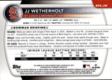 2025 JJ Wetherholt Bowman 1ST BOWMAN PAPER AUTO AUTOGRAPH #BPA-JW St. Louis Cardinals